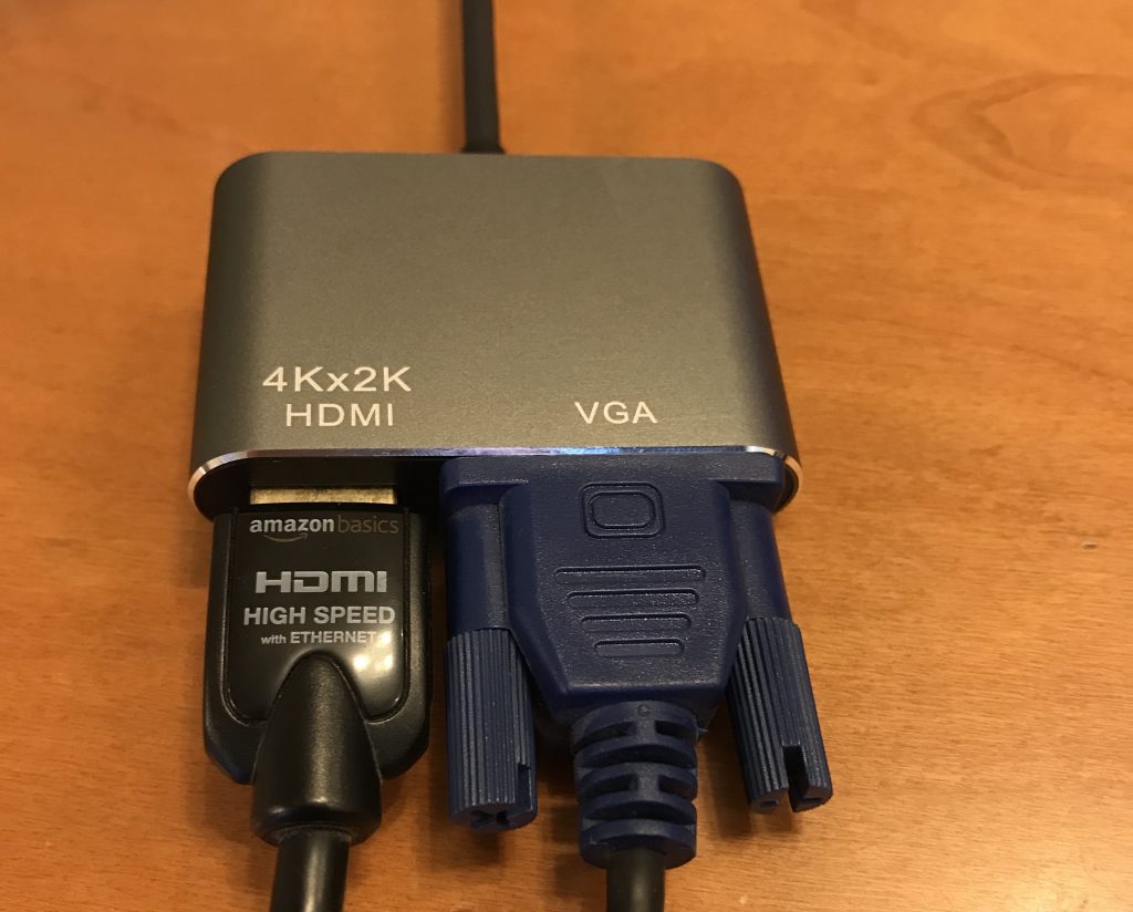 HDMIとVGAを同時に使う